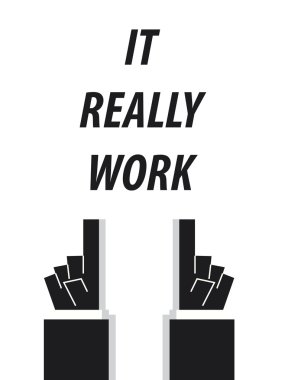 O gerçekten iş tipografi