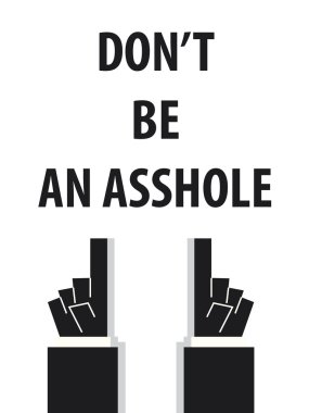 Bir pislik olmak tipografi yok