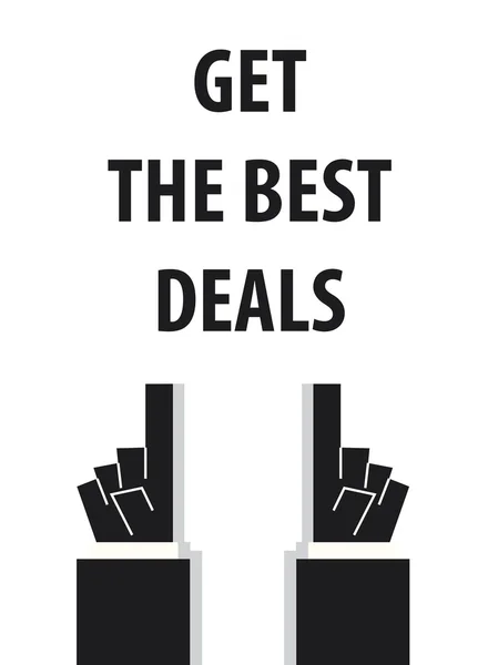 Best Deals tipografi vektör elde — Stok Vektör