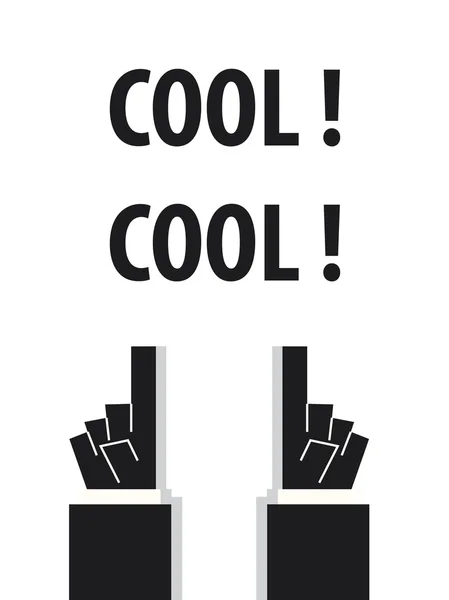 COOL COOL tipografia vetorial ilustração — Vetor de Stock