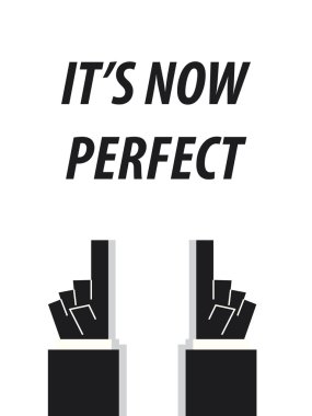 Şimdi mükemmel tipografi vektör çizim olduğunu