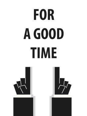 A iyi zaman tipografi vektör çizim için