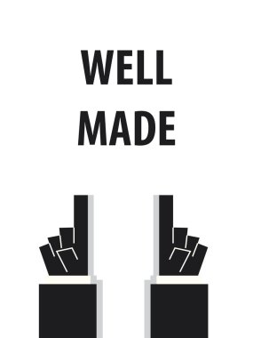 İyi yapılmış tipografi vektör çizim