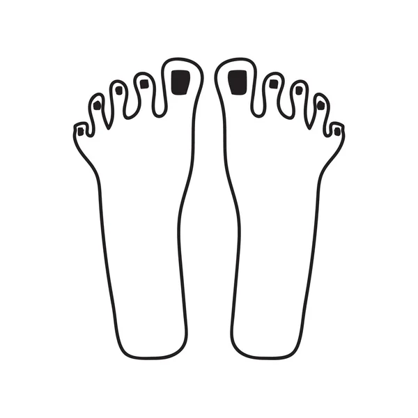 Feet Hand drawn Royalty Free Stock Vectors