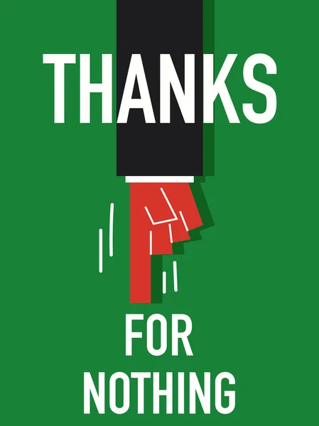 Слово "спасибо" не звучит. — стоковый вектор