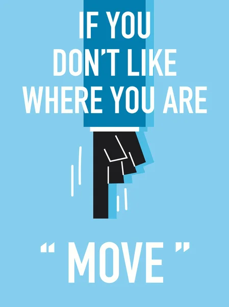 MOVE de mots — Image vectorielle