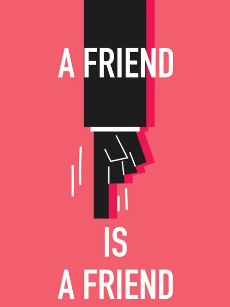 Un ami, c'est un ami. — Image vectorielle