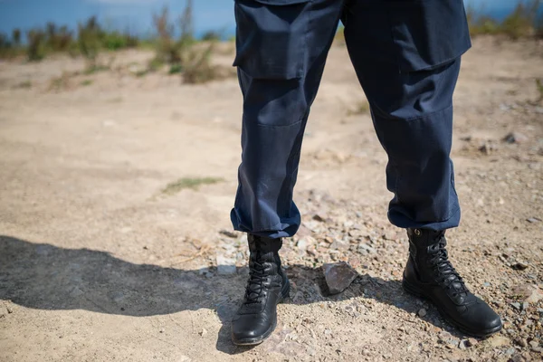 Detail policejní důstojník. — Stock fotografie