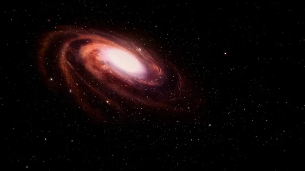 Galaxia espiral en el espacio . — Foto de Stock