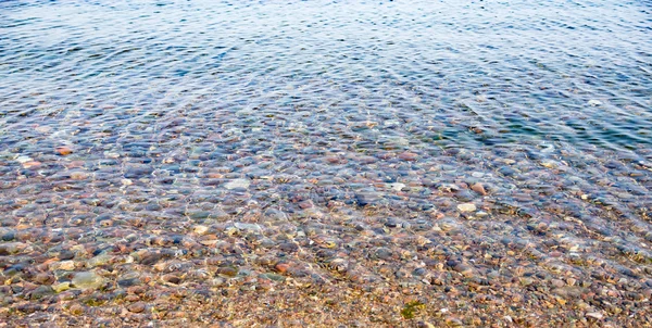 Sea bottom with pebbles. — Stock Photo, Image