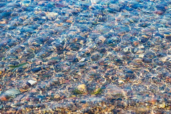 Sea bottom with pebbles. — Stock Photo, Image