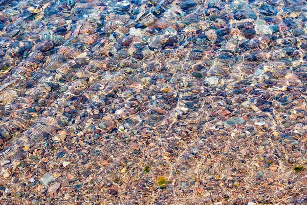 Sea bottom with pebbles. — Stock Photo, Image