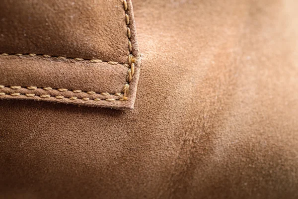 Leather shoes, focus on details. — Stock Photo, Image
