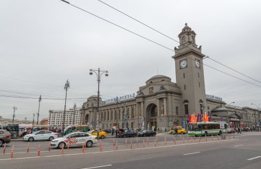 Kiyevsky tren istasyonu inşası.