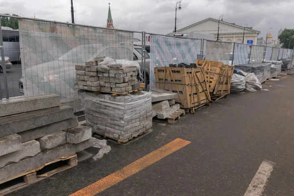 Travaux d'ingénierie de la rue Tverskaya . — Photo