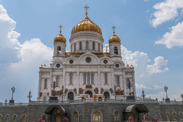 Cathedral of Christ the Saviour in Moscow. — Stock Photo, Image