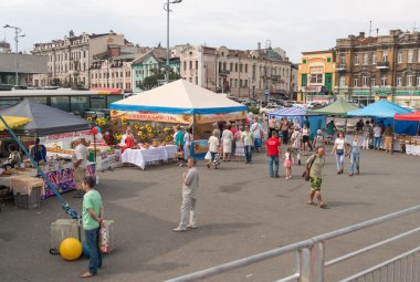 Primorsky gıda festival merkezi kare.