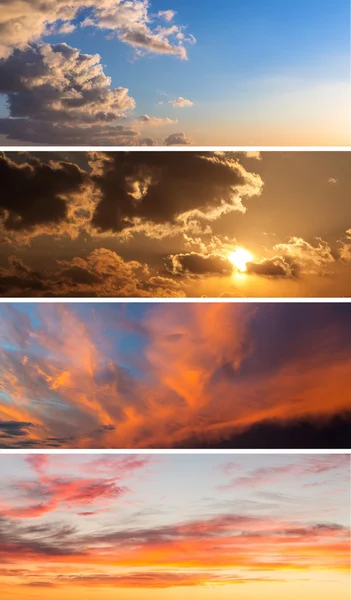 Sunset sky. Stock Image