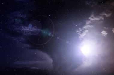 Nebula ve yıldız.