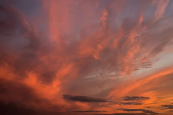 Solnedgång himlen. — Stockfoto