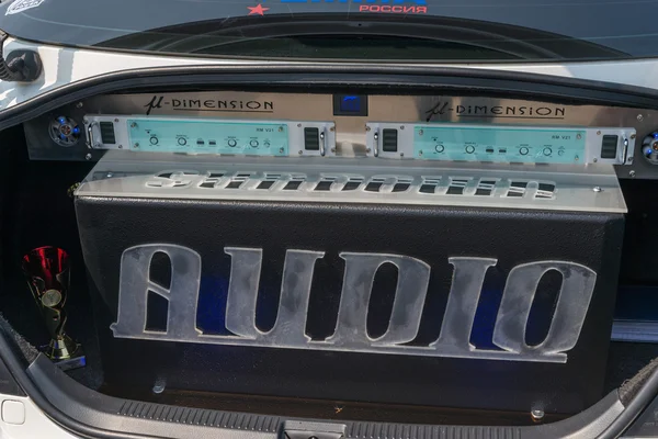 Coche espectáculo de audio . — Foto de Stock