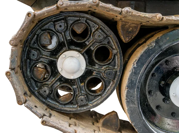 Pista de tanques. Isolados . — Fotografia de Stock