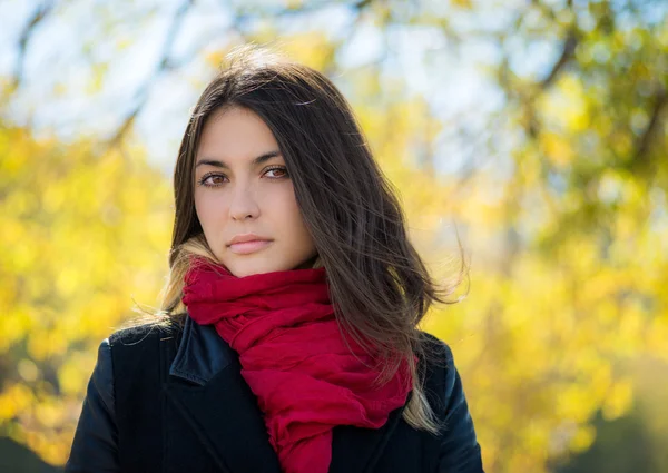 Autumn portrait. — Stock Photo, Image