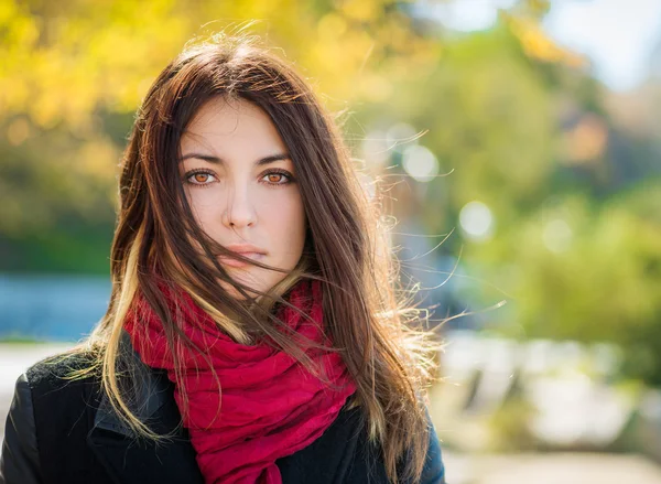 Autumn portrait. — Stock Photo, Image