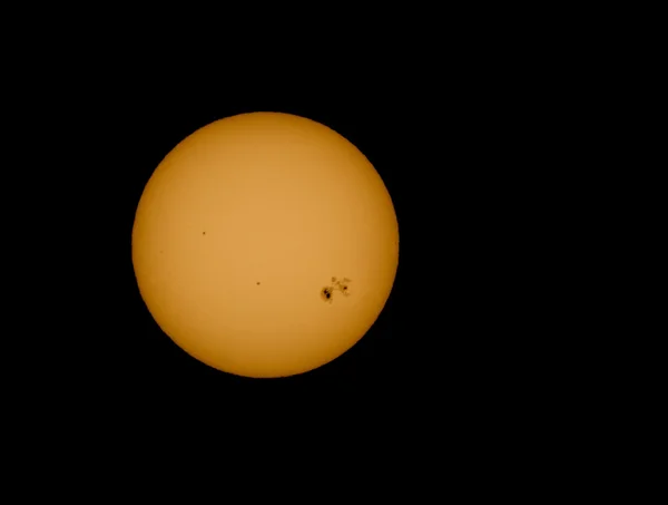 Sol através do telescópio . — Fotografia de Stock