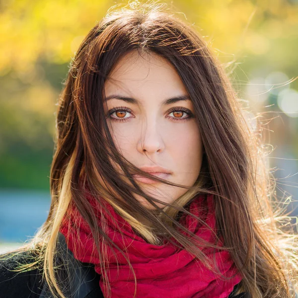 Autumn portrait. — Stock Photo, Image