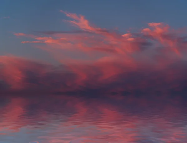 Dramatische zonsondergang. — Stockfoto