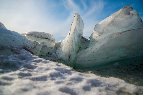 Buz kaya. — Stok fotoğraf