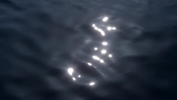 Água azul escura . — Vídeo de Stock