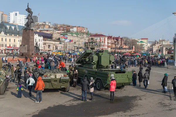 Modern russian armored vehicles. — Stock Photo, Image