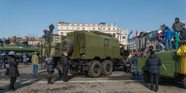 Modern russian armored vehicles. — Stock Photo, Image