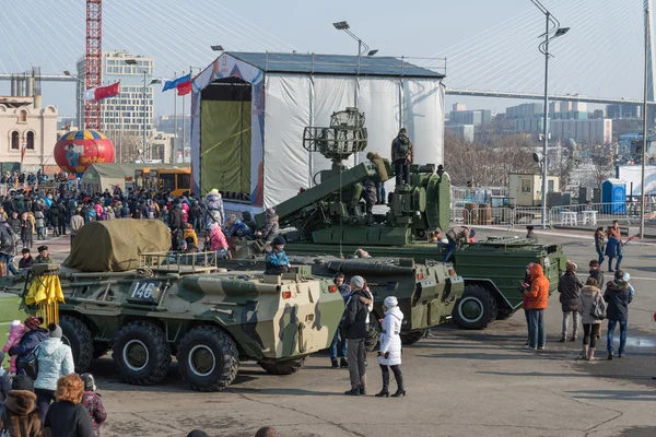 Modern russian armored vehicles. — Stock Photo, Image