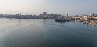Vladivostok cityscape.