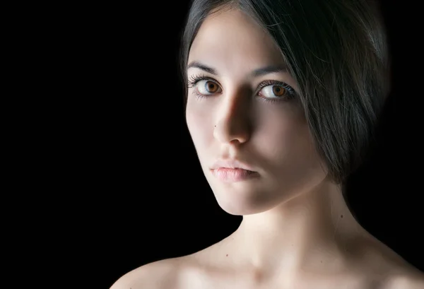 Retrato de mulher bonita. — Fotografia de Stock