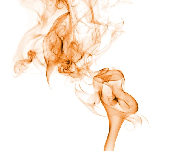 Orange smoke. — Stock Photo, Image