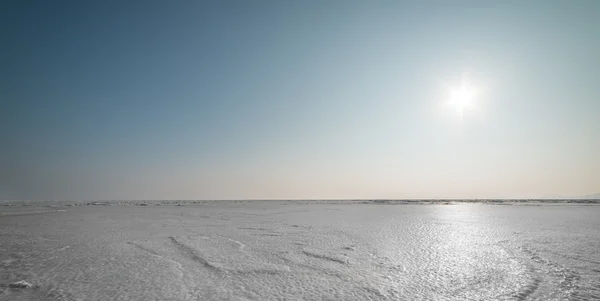 Bevroren zee. — Stockfoto