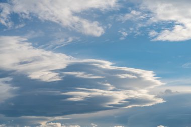 gökyüzündeki bulutlar.