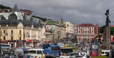 svetlanskaya sokak görünümü.