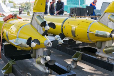 Askeri teknoloji sergisi.