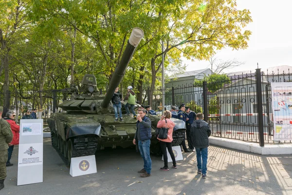 Exhibition of military technology. — Stock Photo, Image