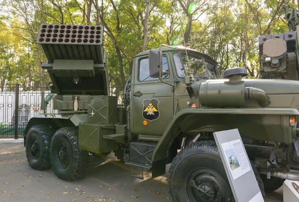 Exhibition of military technology. — Stock Photo, Image