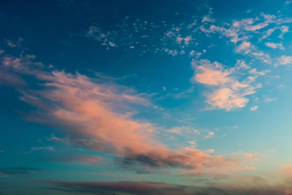 Solnedgång himlen. — Stockfoto