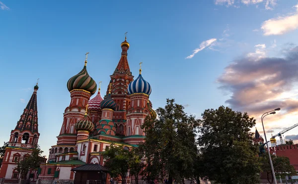 Saint Basil's Cathedral in Red Square. — Stockfoto