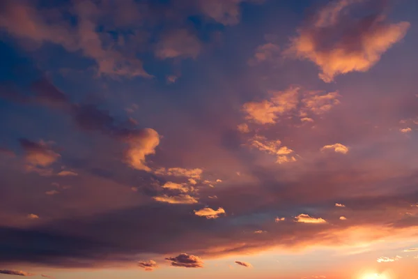 아름다운 석양 하늘. — 스톡 사진