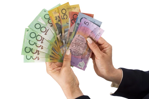 Australiska dollar sedlar — Stockfoto