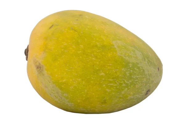 Ripe mango on white background — Stock Photo, Image